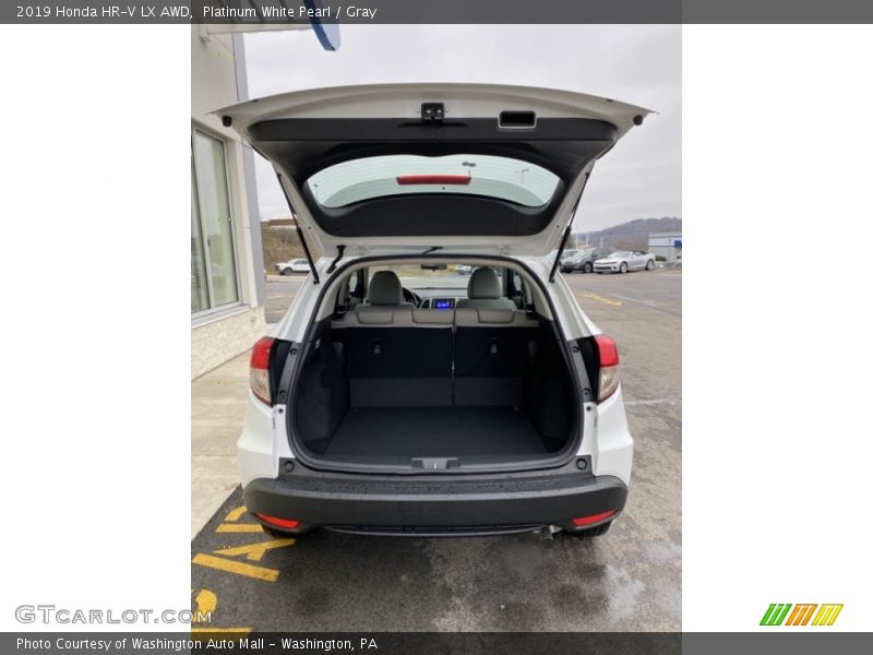 Platinum White Pearl / Gray 2019 Honda HR-V LX AWD