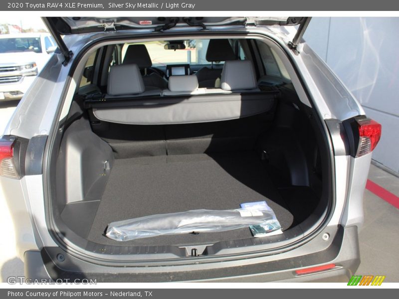 Silver Sky Metallic / Light Gray 2020 Toyota RAV4 XLE Premium