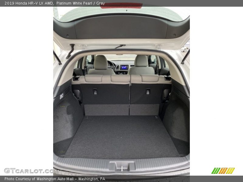 Platinum White Pearl / Gray 2019 Honda HR-V LX AWD