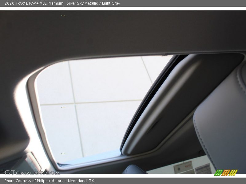 Silver Sky Metallic / Light Gray 2020 Toyota RAV4 XLE Premium