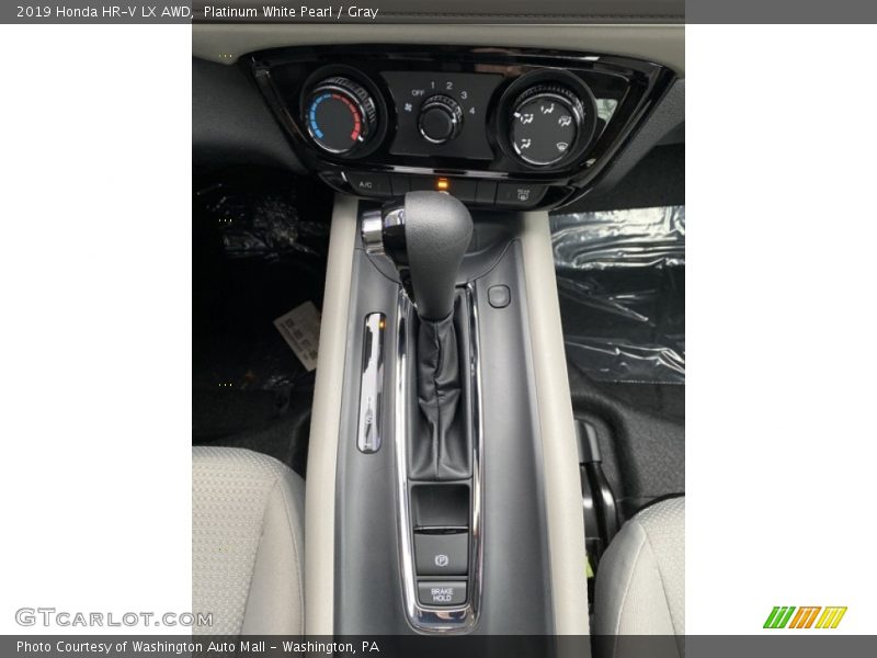 Platinum White Pearl / Gray 2019 Honda HR-V LX AWD