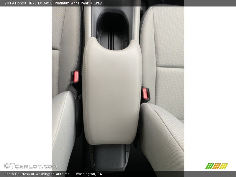Platinum White Pearl / Gray 2019 Honda HR-V LX AWD