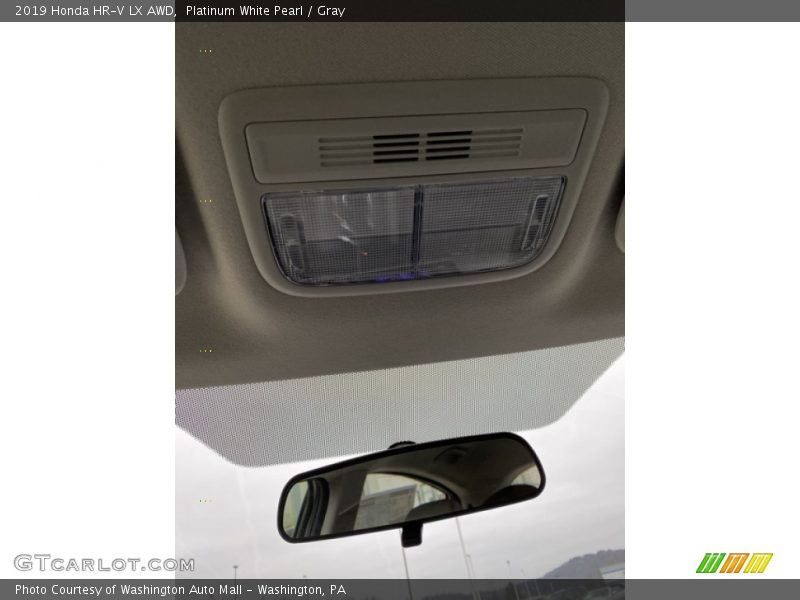 Platinum White Pearl / Gray 2019 Honda HR-V LX AWD