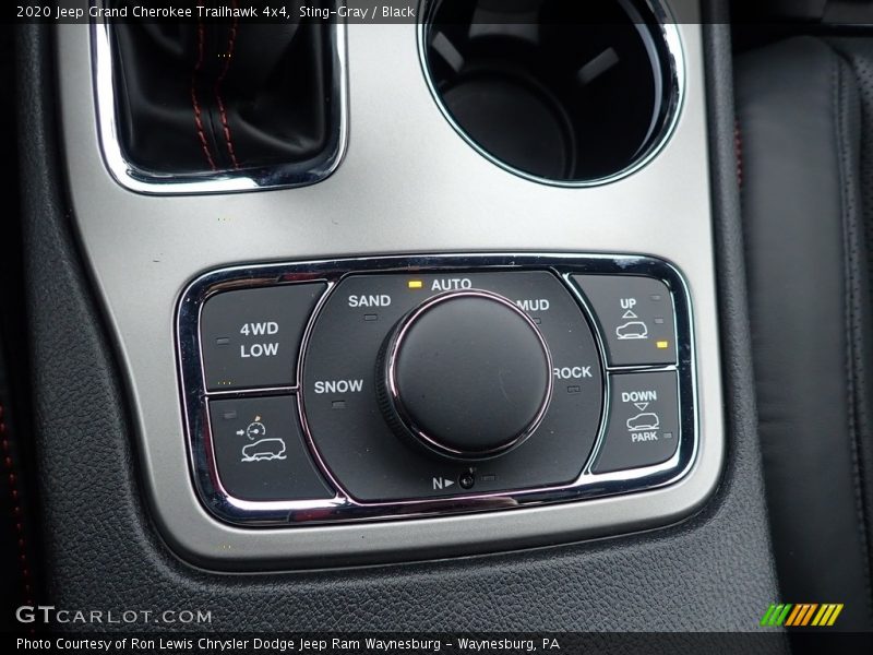 Controls of 2020 Grand Cherokee Trailhawk 4x4
