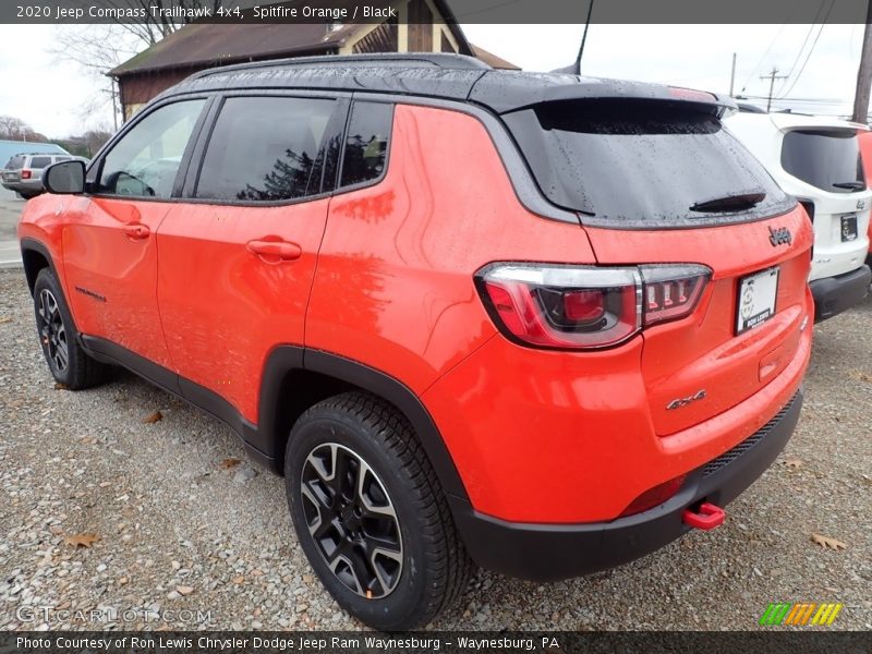 Spitfire Orange / Black 2020 Jeep Compass Trailhawk 4x4