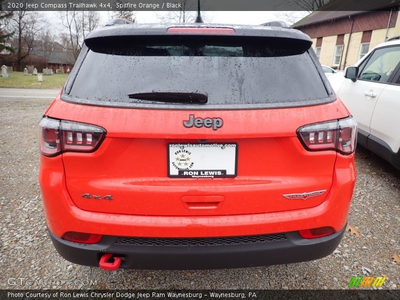 Spitfire Orange / Black 2020 Jeep Compass Trailhawk 4x4
