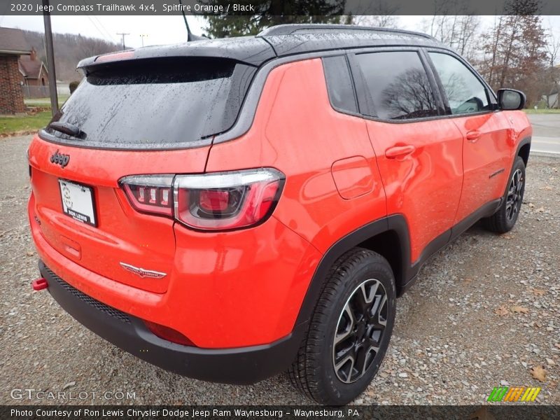 Spitfire Orange / Black 2020 Jeep Compass Trailhawk 4x4