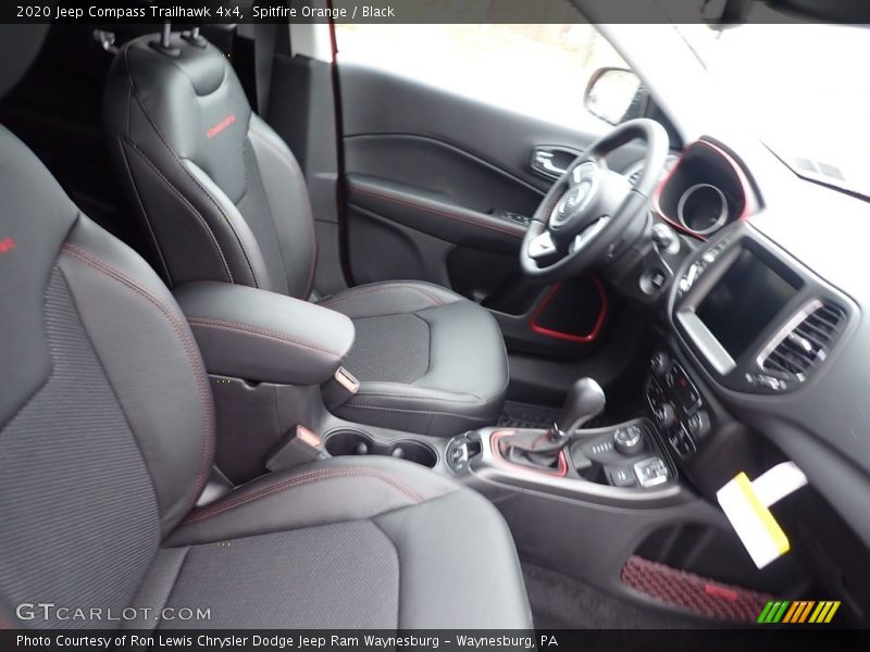 Front Seat of 2020 Compass Trailhawk 4x4