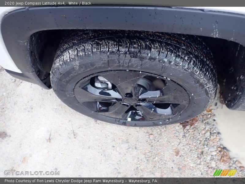 White / Black 2020 Jeep Compass Latitude 4x4