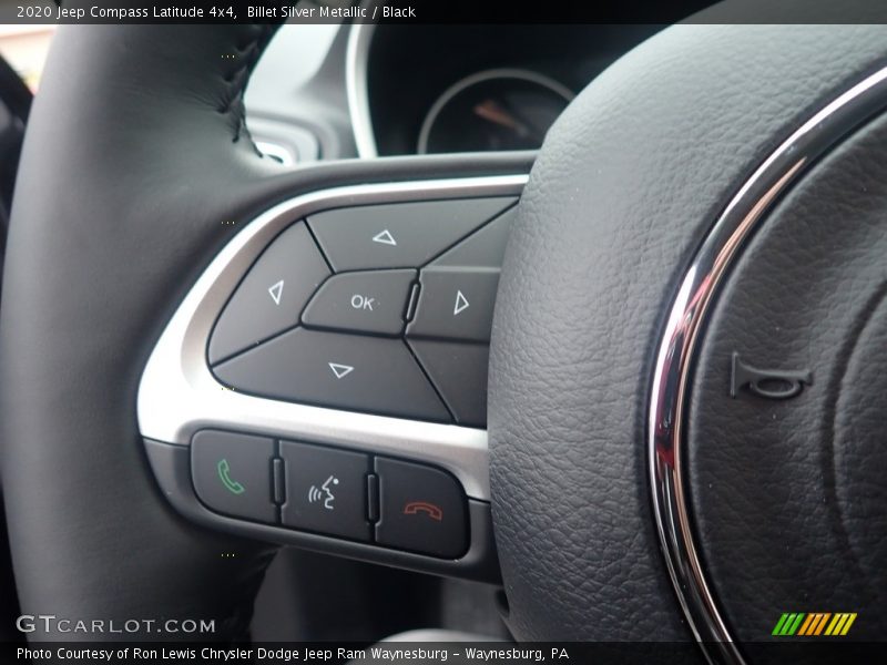 Billet Silver Metallic / Black 2020 Jeep Compass Latitude 4x4