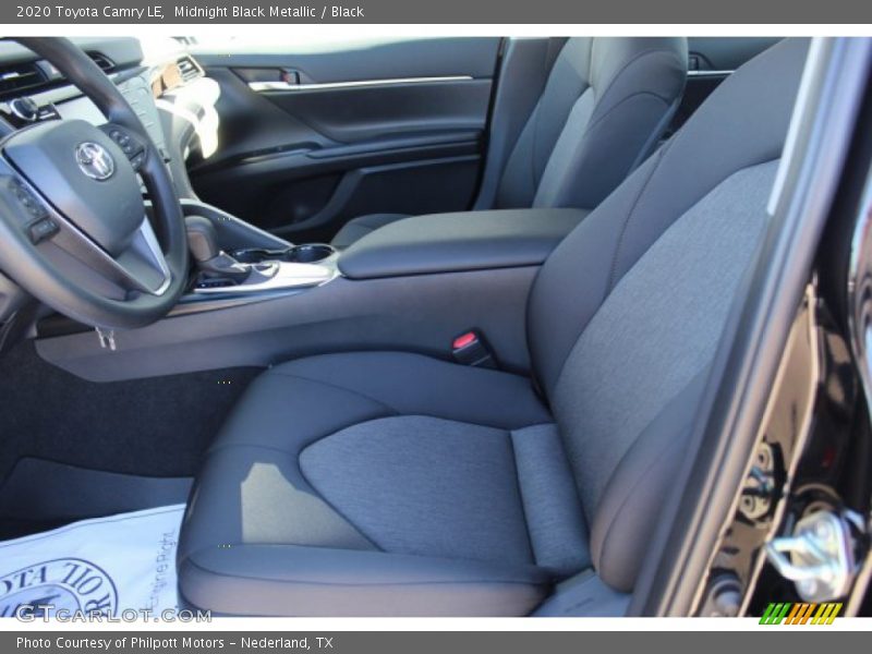 Midnight Black Metallic / Black 2020 Toyota Camry LE