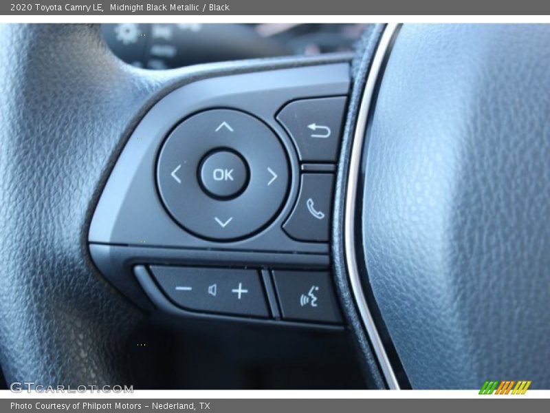 Midnight Black Metallic / Black 2020 Toyota Camry LE