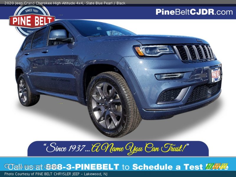 Slate Blue Pearl / Black 2020 Jeep Grand Cherokee High Altitude 4x4