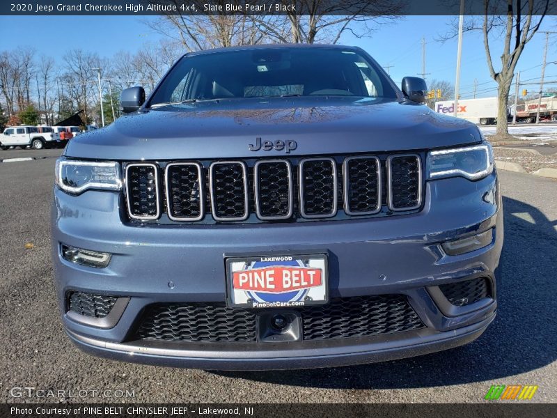 Slate Blue Pearl / Black 2020 Jeep Grand Cherokee High Altitude 4x4