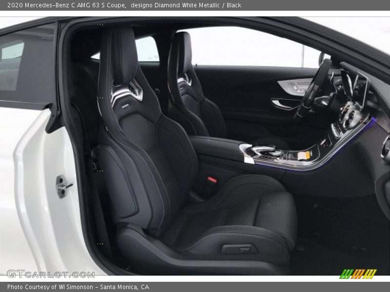 Front Seat of 2020 C AMG 63 S Coupe