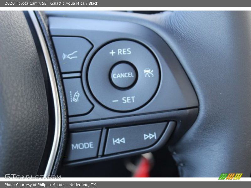 Galactic Aqua Mica / Black 2020 Toyota Camry SE