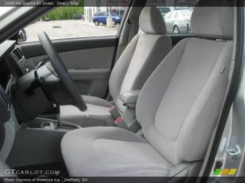 Silver / Gray 2008 Kia Spectra EX Sedan