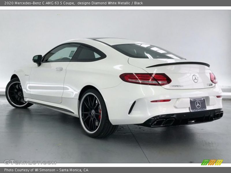  2020 C AMG 63 S Coupe designo Diamond White Metallic