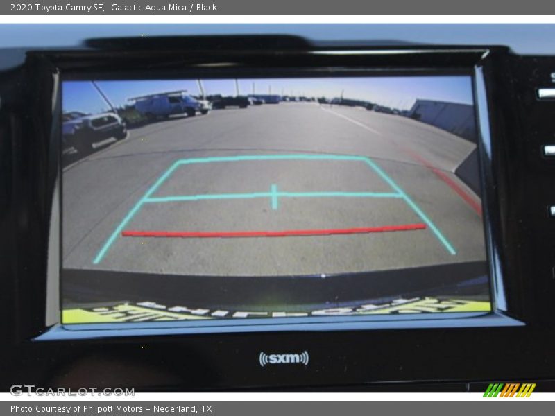 Galactic Aqua Mica / Black 2020 Toyota Camry SE