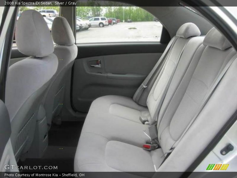 Silver / Gray 2008 Kia Spectra EX Sedan
