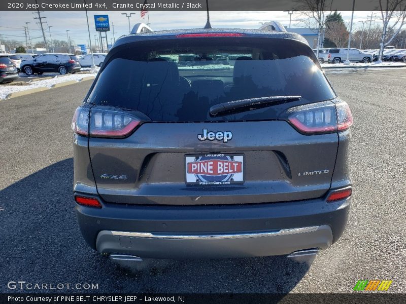 Granite Crystal Metallic / Black 2020 Jeep Cherokee Limited 4x4