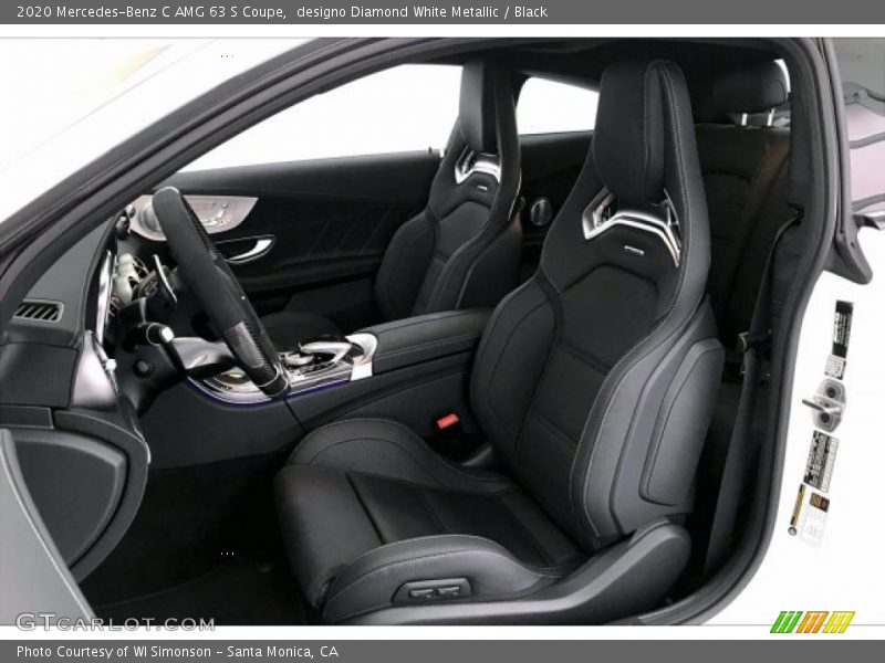  2020 C AMG 63 S Coupe Black Interior