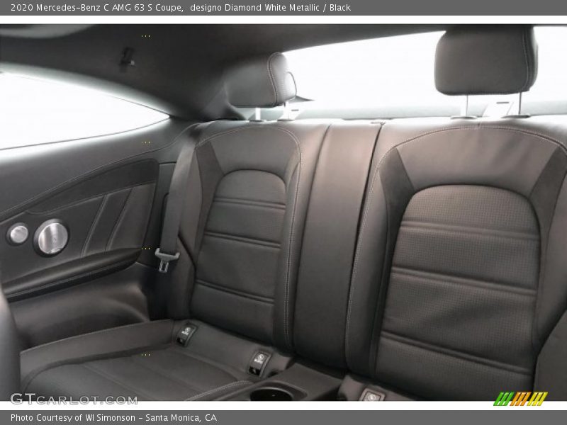 Rear Seat of 2020 C AMG 63 S Coupe