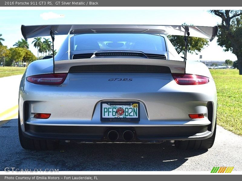 GT Silver Metallic / Black 2016 Porsche 911 GT3 RS