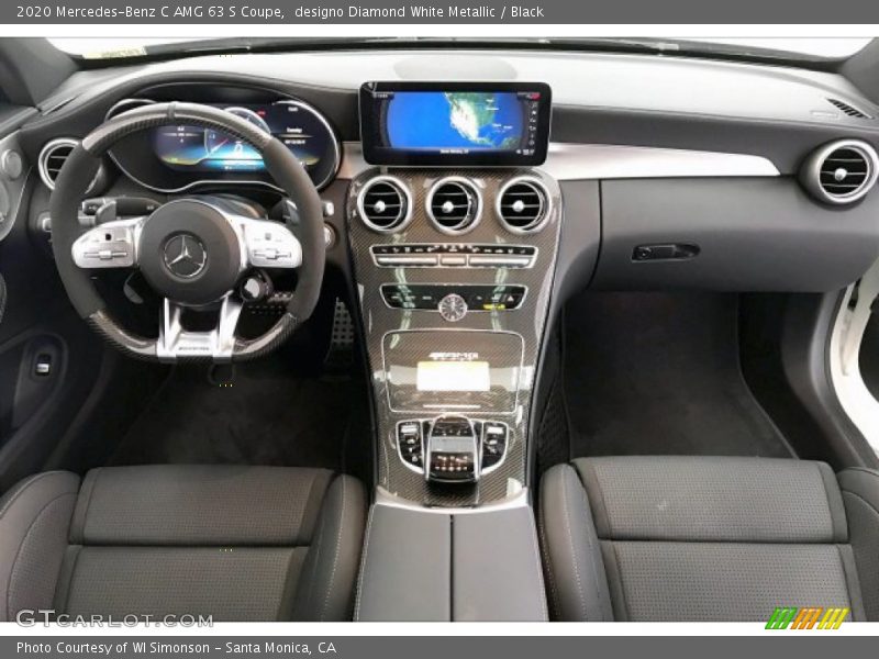 Dashboard of 2020 C AMG 63 S Coupe