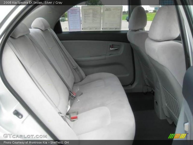 Silver / Gray 2008 Kia Spectra EX Sedan
