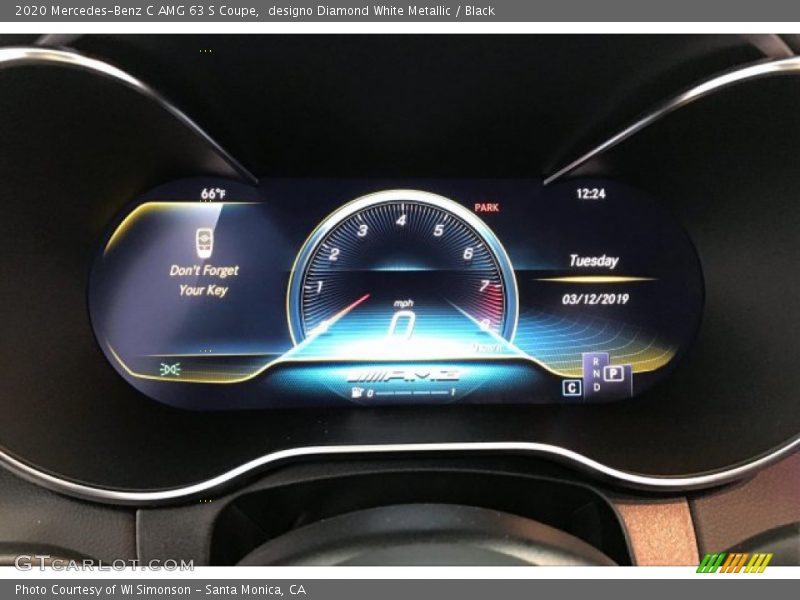  2020 C AMG 63 S Coupe AMG 63 S Coupe Gauges