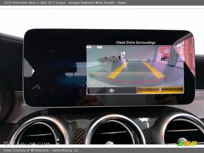 designo Diamond White Metallic / Black 2020 Mercedes-Benz C AMG 63 S Coupe