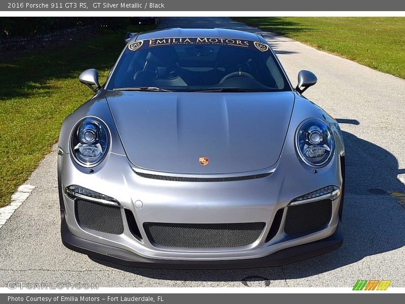 GT Silver Metallic / Black 2016 Porsche 911 GT3 RS