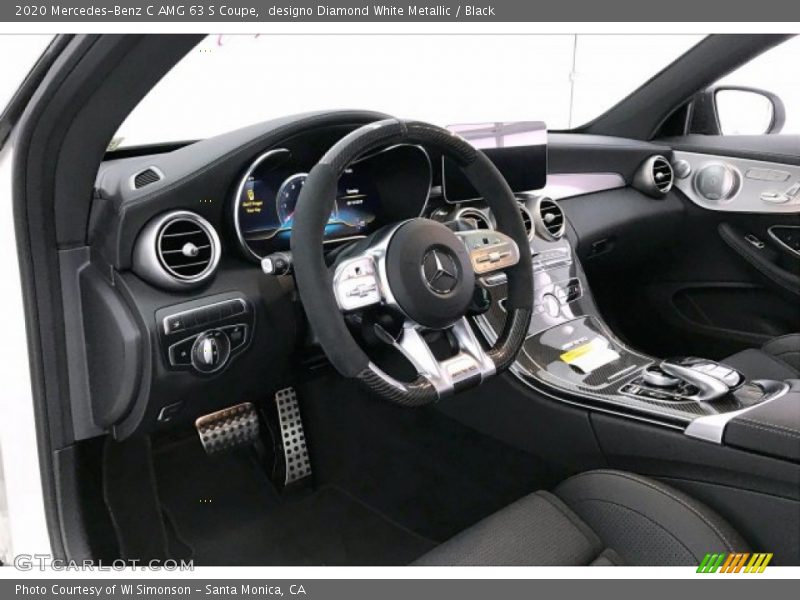  2020 C AMG 63 S Coupe Black Interior