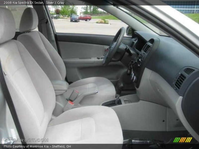 Silver / Gray 2008 Kia Spectra EX Sedan