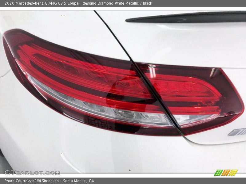 designo Diamond White Metallic / Black 2020 Mercedes-Benz C AMG 63 S Coupe
