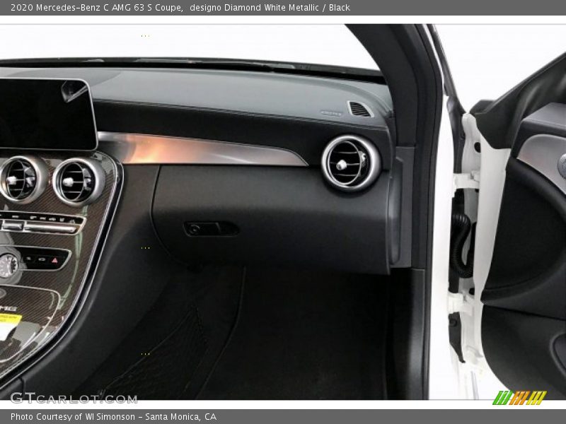designo Diamond White Metallic / Black 2020 Mercedes-Benz C AMG 63 S Coupe