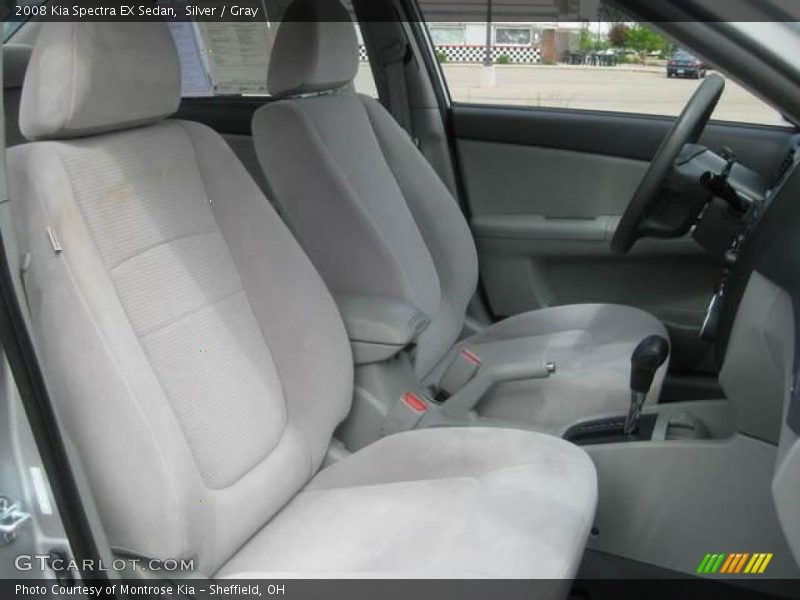 Silver / Gray 2008 Kia Spectra EX Sedan