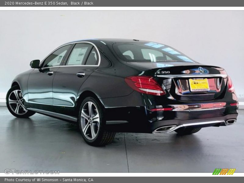 Black / Black 2020 Mercedes-Benz E 350 Sedan