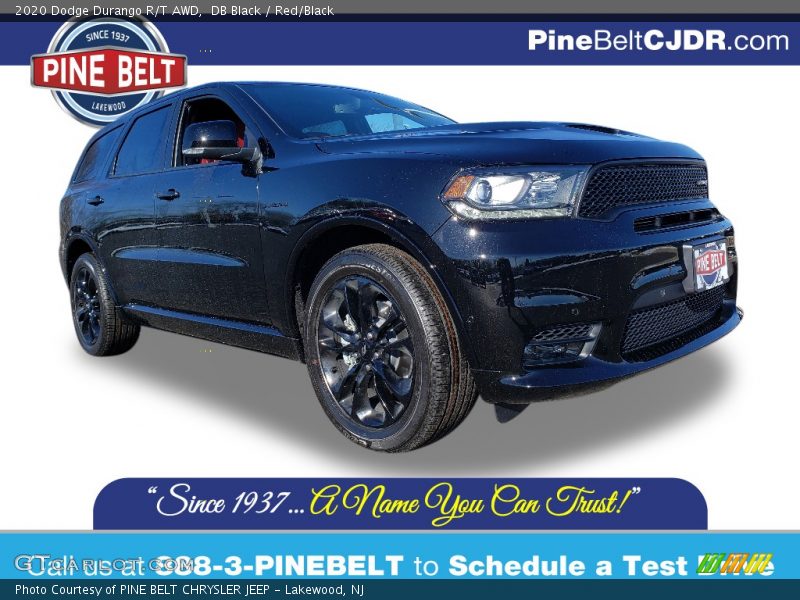 DB Black / Red/Black 2020 Dodge Durango R/T AWD