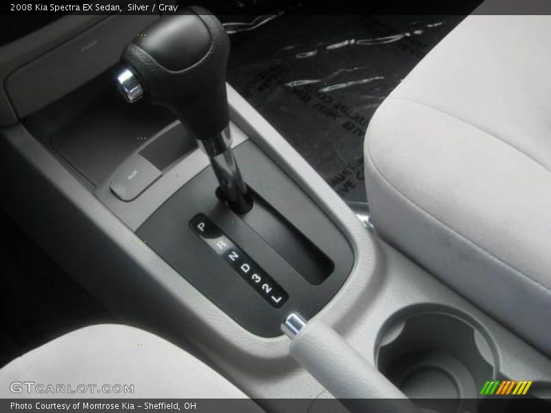 Silver / Gray 2008 Kia Spectra EX Sedan