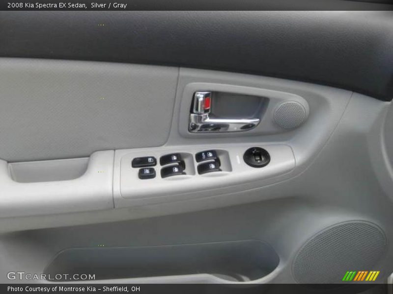 Silver / Gray 2008 Kia Spectra EX Sedan