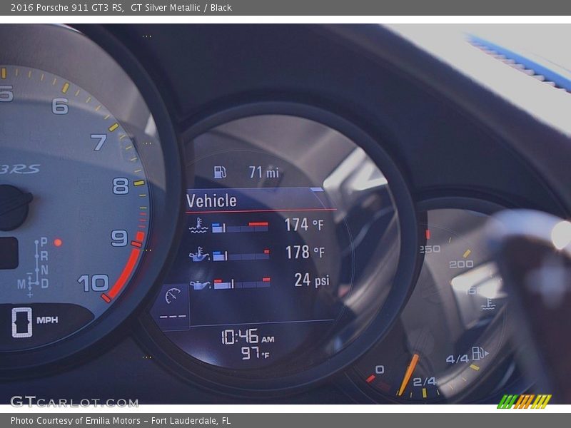  2016 911 GT3 RS GT3 RS Gauges