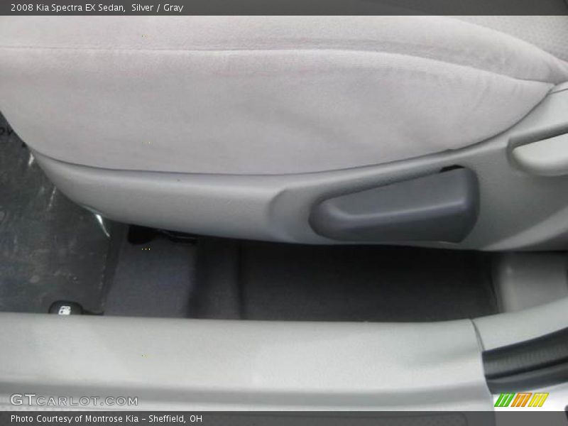 Silver / Gray 2008 Kia Spectra EX Sedan