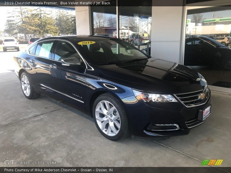 Blue Velvet Metallic / Jet Black 2019 Chevrolet Impala Premier