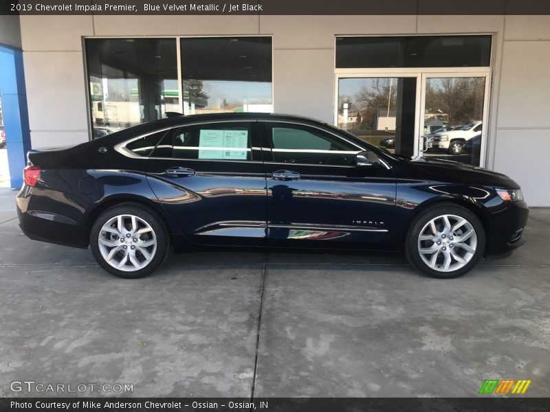 Blue Velvet Metallic / Jet Black 2019 Chevrolet Impala Premier