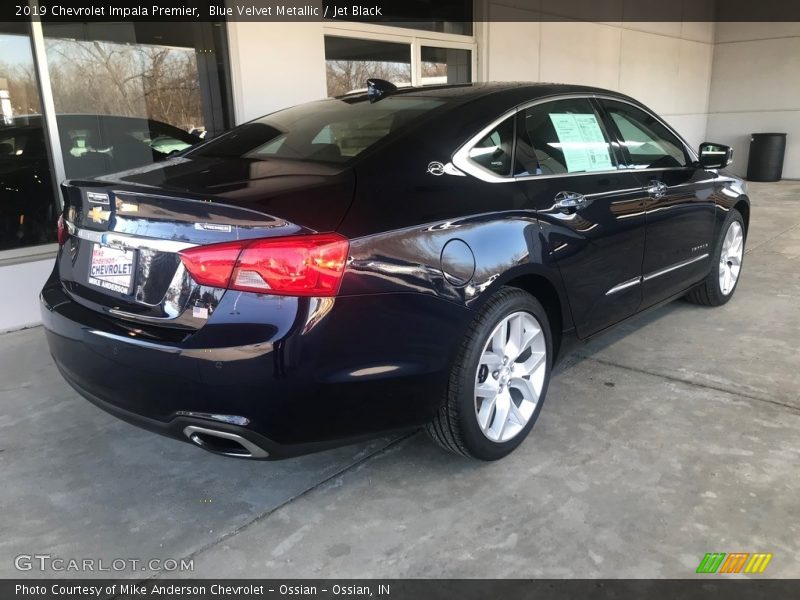 Blue Velvet Metallic / Jet Black 2019 Chevrolet Impala Premier
