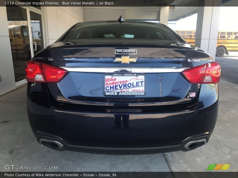 Blue Velvet Metallic / Jet Black 2019 Chevrolet Impala Premier