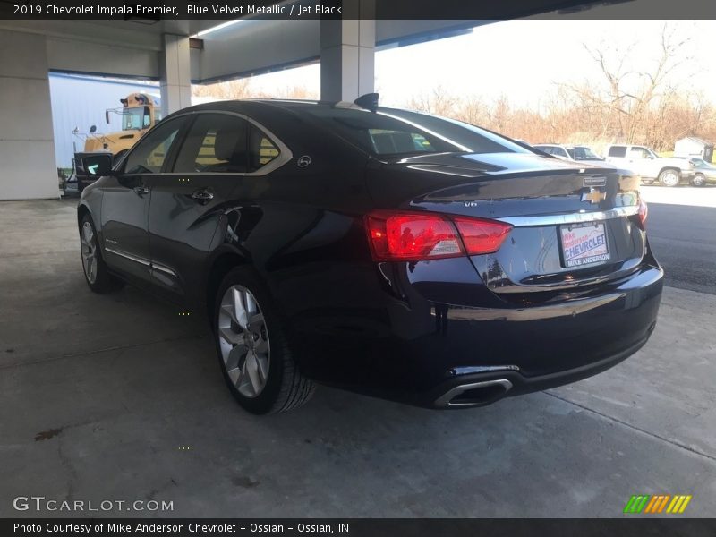 Blue Velvet Metallic / Jet Black 2019 Chevrolet Impala Premier