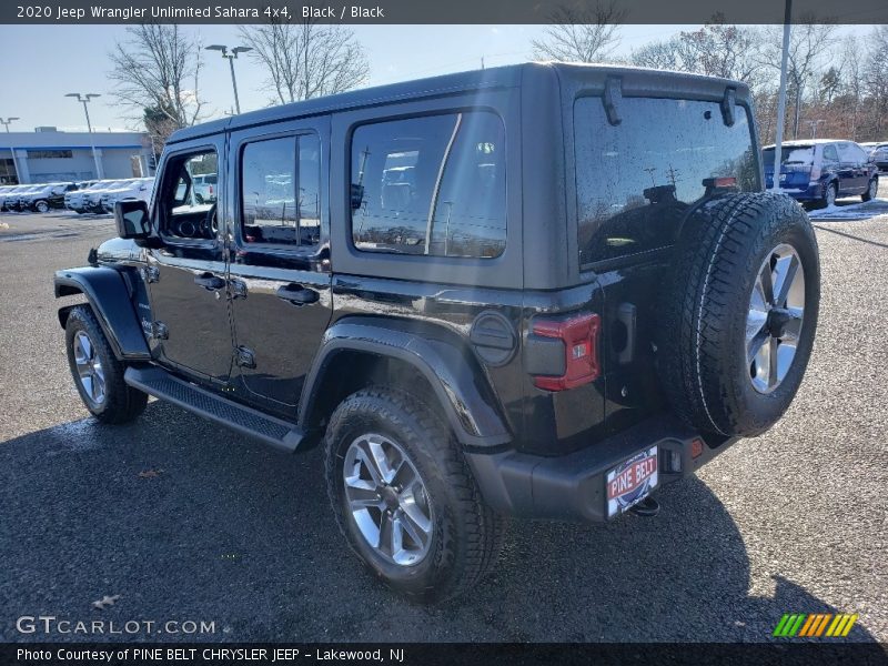 Black / Black 2020 Jeep Wrangler Unlimited Sahara 4x4